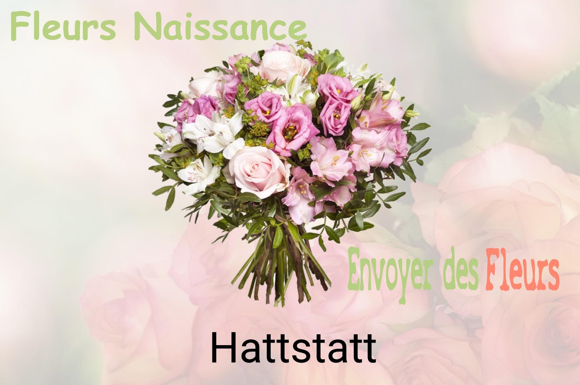 Bouquet de fleurs de naissance livré à Hattstatt